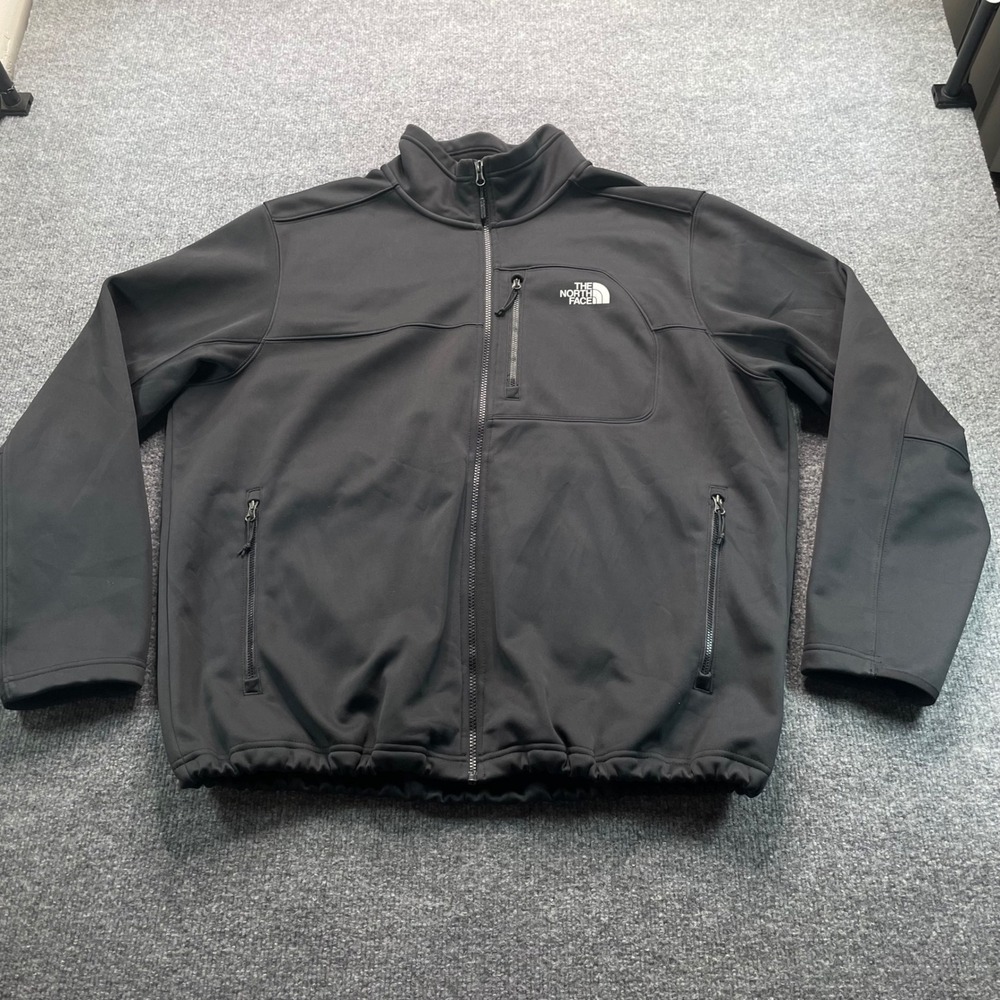 The North Face Jacket Men's XXL Black WindWall Softshell Full Zip